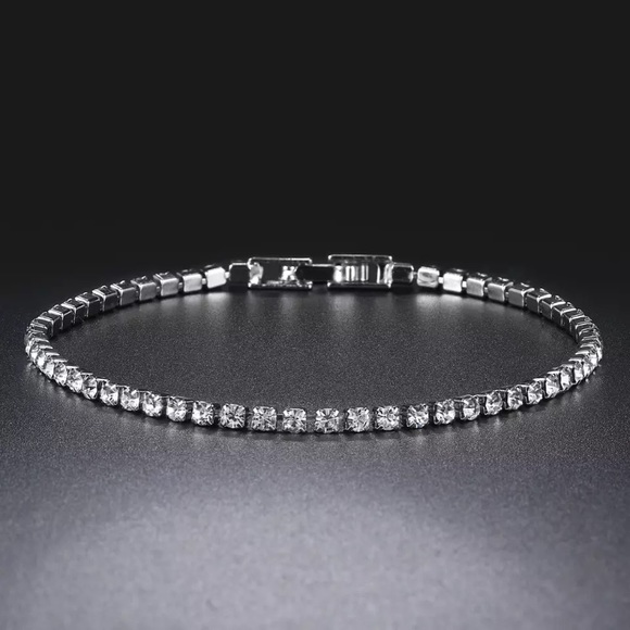 Jewelry - 🌟 Stainless Steel Diamond Tennis Bracelet